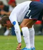 Beckham blowing chunks