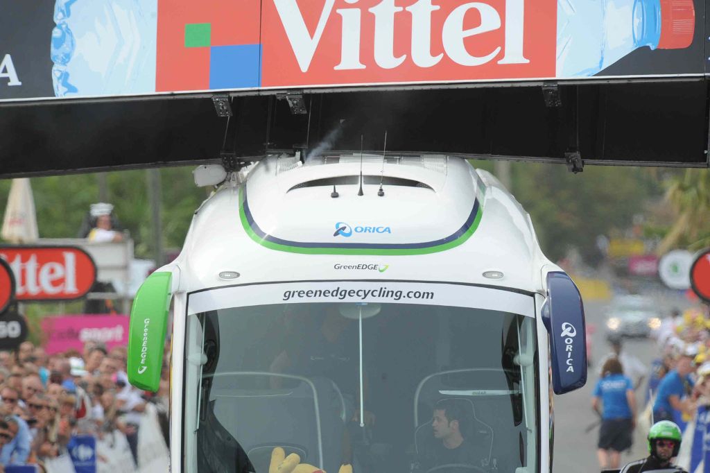 Orica-GreenEDGE bus