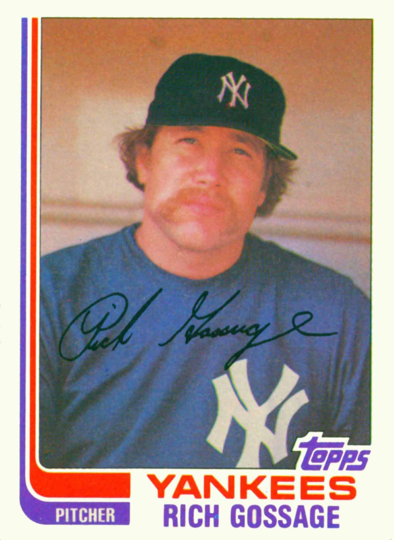 Rich Goose Gossage Topps card 1982