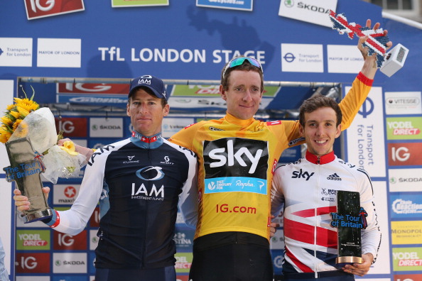 Tour of Britain 2013 podium
