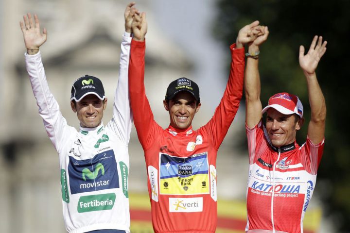 Vuelta a Espana 2012 podium
